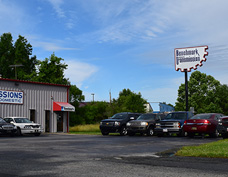 Picture of the Newark shop of Benchmark Transmission